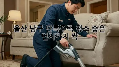 울산 남구 단독주택 청소🧹✨ 숨은 먼지까지 싹!