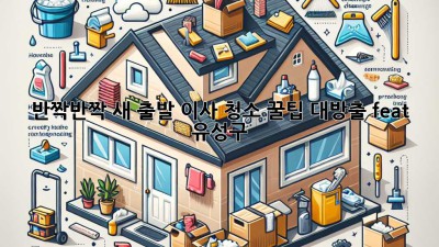✨ 반짝반짝 새 출발! 이사 청소 꿀팁 대방출 (feat. 유성구) ✨